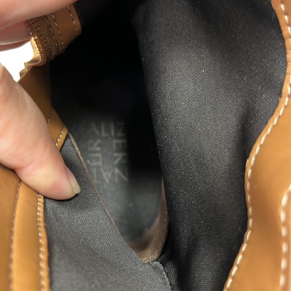 Naturalizer Wylie Suede Wedge Zip Up Flat Platform Boots Size 6M - Picture 10 of 11